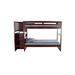 Viv + Rae™ Beckford Twin over Twin Solid Wood Standard Bunk Bed Wood in Brown | 64 H x 41 W x 98 D in | Wayfair 759CFBD57E84483D869428D14176CF58