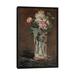 iCanvas 'Flowers in a Crystal Vase' Painting Print Multi-Piece Image on Canvas Canvas/Metal in Brown/Green/Orange | 48 H x 32 W x 1.5 D in | Wayfair