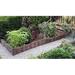 MGP 12 in. H x 4 ft. W Woven Willow Lawn Edging Wood in Brown | 12 H x 48 W x 48 D in | Wayfair WRB-48RR