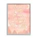 Stupell Industries Let Her Sleep Pink Water Color Mountains by Kimberly Glover - Print Wood in Brown | 20 H x 16 W x 1.5 D in | Wayfair
