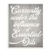 Stupell Industries Witty Essential Oils Humor Vintage Style Text Wall Plaque Art By Daphne Polselli in Brown/Gray | 15 H x 10 W x 0.5 D in | Wayfair