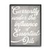 Stupell Industries Witty Essential Oils Humor Vintage Style Text Canvas in Gray/White | 14 H x 11 W x 1.5 D in | Wayfair an-926_fr_11x14