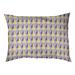 Tucker Murphy Pet™ Chen Shifted Arrows Pattern Indoor Dog Pillow Polyester in Yellow/Indigo | Small (28" W x 18" D x 6" H) | Wayfair