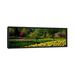 Ebern Designs Panoramic Tulip Flowers in a Garden, Sherwood Gardens, Baltimore, Maryland Photographic Print on Wrapped Canvas in White | Wayfair