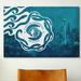 Winston Porter Seattle Flag, City Skyline Graphic Art on Canvas Canvas/Metal in Blue/White | 12 H x 24 W x 1.5 D in | Wayfair