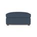 Tandem Arbor Madison Ottoman Polyester in Blue | 18.5 H x 35 W x 24 D in | Wayfair 002-14-035-KL-BB-BL