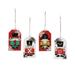 The Holiday Aisle® 4 Piece Nutcracker Hanging Tag Holiday Shaped Ornament Set Fabric in Green/Red/White | 4 H x 2.75 W x 0.25 D in | Wayfair