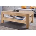 Couchtisch WOLTRA "Silkeborg" Tische Gr. B/H/T: 110 cm x 45 cm x 70 cm, braun (eiche massiv) Couchtisch Eckige Couchtische Holz-Couchtische Tisch