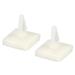 50 Pcs 0.19" Height Adhesive Standoff Reverse Mount Insulation Bracket White