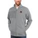 Men's Antigua Heather Gray Texas State Bobcats Course Full-Zip Jacket