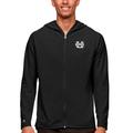 Men's Antigua Black Utah State Aggies Legacy Full-Zip Hoodie