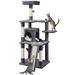 Dark Gray Large Cat Tree with Platforms, 60.5" H, 32.2 LBS