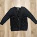 American Eagle Outfitters Sweaters | American Eagle Outfitters Black V Neck Open Knit Cardigan | Color: Black | Size: M