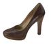 Michael Kors Shoes | Michael Michael Kors Brown Leather Platform Pumps / Heels - Sz 7.5 Med | Color: Brown | Size: 7.5