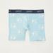 Lucky Brand Holiday Printed Boxer Gift - Men's Accessories Underwear Boxers Briefs in Rinse, Size S