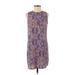 Collective Concepts Casual Dress - Mini: Purple Tweed Dresses - Women's Size X-Small