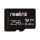 Reolink 256GB Micro SD Card, Class 10 A2 U3 High Speed Memory MicroSDXC Card, Compatible with Reolink Security Camera