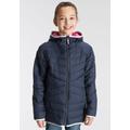 Steppjacke SCOUT "FLUFFY" Gr. 152/158, blau (marine, pink) Kinder Jacken Steppjacken