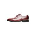 Schnürschuh HENRY STEVENS "Winston CD Businessschuh" Gr. 41, rot (bordeau) Herren Schuhe Business