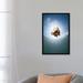 East Urban Home 'Sunrays Illuminate a Jellyfish Kakaban Island Indonesia' Photographic Print on Canvas in Blue/White | Wayfair