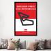 East Urban Home Minimal Movie 'F1 Osterreichring Race Track' Graphic Art Print on Canvas Metal in Black/Red/White | 60 H x 40 W x 1.5 D in | Wayfair