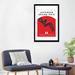 East Urban Home Minimal Movie 'F1 Suzuka Race Track' Graphic Art Print on Canvas in Black/Red/White | 24" H x 16" W x 1" D | Wayfair