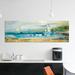 East Urban Home 'Seaside Harbor I' Print on Canvas Canvas, Cotton in Blue/Green/White | 12 H x 1.5 D in | Wayfair 41D6AB9439D64FA99D86667D9DF8CF9E