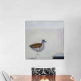 East Urban Home 'Gadwall' Painting Print on Wrapped Canvas Canvas/Paper in Blue/Gray/Green | 24 H in | Wayfair 3E8352E05F9C4CF9BF4864083BFBD7EB