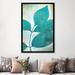 East Urban Home 'Foliation I' Graphic Art Print on Wrapped Canvas, Cotton in Green | 26 H x 18 W x 1.5 D in | Wayfair