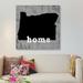 East Urban Home Oregon by Luke Wilson - Gallery-Wrapped Canvas Giclée Print Canvas, Cotton in Black/Gray/White | 26 H x 26 W x 1.5 D in | Wayfair