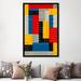 East Urban Home 'Theo & Me' Graphic Art Print on Canvas Metal in Black/Blue/Red | 26 H x 18 W x 1.5 D in | Wayfair 797257C7DD494196807932D2C3F35509