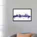 East Urban Home 'Denver, Colorado Skyline' by Michael Tompsett Graphic Art Print on Wrapped Canvas Canvas, in Black/Gray/Pink | Wayfair