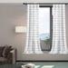 Frifoho Cotton Blend Striped Room Darkening Rod Pocket Curtain Panels Metal in Green/Blue/Navy | 108 H x 40 W in | Wayfair 01LPF6260ACGQZXGNYJZS