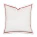 Eastern Accents Tessa Percale Sham 100% Cotton in Pink/White | 27 H x 27 W x 0.5 D in | Wayfair 7SC-EUS16-IV-SC