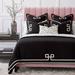 Eastern Accents Resort Linen Program Inès Breeze Black Linen Duvet Cover Linen | Daybed | Wayfair 76M-DVD-408-BK