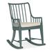 Hooker Furniture Serenity Rocking Chair Solid + Manufactured Wood/Wood/Fabric in Blue | 38 H x 23 W x 29.25 D in | Wayfair 6350-50002-46