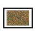 George Oliver Paris Street Map Graphic Art on Wrapped Canvas Paper/Metal in Green/Orange/Red | 24 H x 32 W in | Wayfair