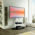 Ebern Designs Chazen Floor TV Mount Stand for TVs Up to 65" Metal in Gray | 45.43 H x 31.5 W in | Wayfair F802DFA046A34CC6B1F92E4BFDA87225