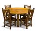 Vintage Flooring and Furniture Dining Table Wood in Brown/Green/Yellow | 31 H x 72 W x 72 D in | Wayfair RHP601-72