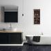 Stupell Industries Bathroom Rules Chocolate White Wood in Brown | 30 H x 13 W x 1.5 D in | Wayfair wrp-1188_gff_13x30