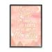 Stupell Industries Let Her Sleep Pink Water Color Mountains by Kimberly Glover - Print Wood in Brown | 30 H x 24 W x 1.5 D in | Wayfair