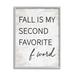 Stupell Industries Humorous Fall Phrase Witty Typography Rustic Pattern Black Framed Giclee Texturized Art By Lettered & Lined in Brown | Wayfair