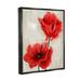 Stupell Industries Soft Petal Poppies Beige Floral Painting Canvas Wall Art By Daphne Polselli Canvas in Red | 31 H x 25 W x 1.7 D in | Wayfair