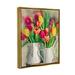 Stupell Industries Colorful Tulip Assortments In Farm Pitchers Canvas Wall Art By Ziwei Li Canvas in Green/Pink/Yellow | Wayfair ab-920_ffg_16x20