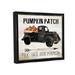 Stupell Industries Pumpkin Patch Farm Sign Fall Harvest Picking Canvas Wall Art By Cindy Jacobs Canvas in Black | 17 H x 21 W x 1.7 D in | Wayfair
