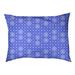 Tucker Murphy Pet™ Byrge Lattice Outdoor Dog Pillow Polyester/Fleece in Blue | Large (42.5 W" x 32.5" D x 14" H) | Wayfair