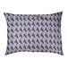 Tucker Murphy Pet™ Chen Shifted Arrows Pattern Indoor Dog Pillow Polyester in Indigo | Medium (40" W x 30" D x 6.5" H) | Wayfair