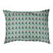 Tucker Murphy Pet™ Chen Shifted Arrows Pattern Indoor Dog Pillow Polyester in Green | Small (28" W x 18" D x 6" H) | Wayfair