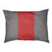 ArtVerse Designer Rectangle Pillow Metal in Red | 17 H x 50 W x 40 D in | Wayfair NHS065-SDBGEN