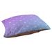 Tucker Murphy Pet™ Byrge Seashell Indoor/Outdoor Dog Pillow Polyester in Green/Blue/Indigo | Extra Large (52" W x 42" D x 17" H) | Wayfair